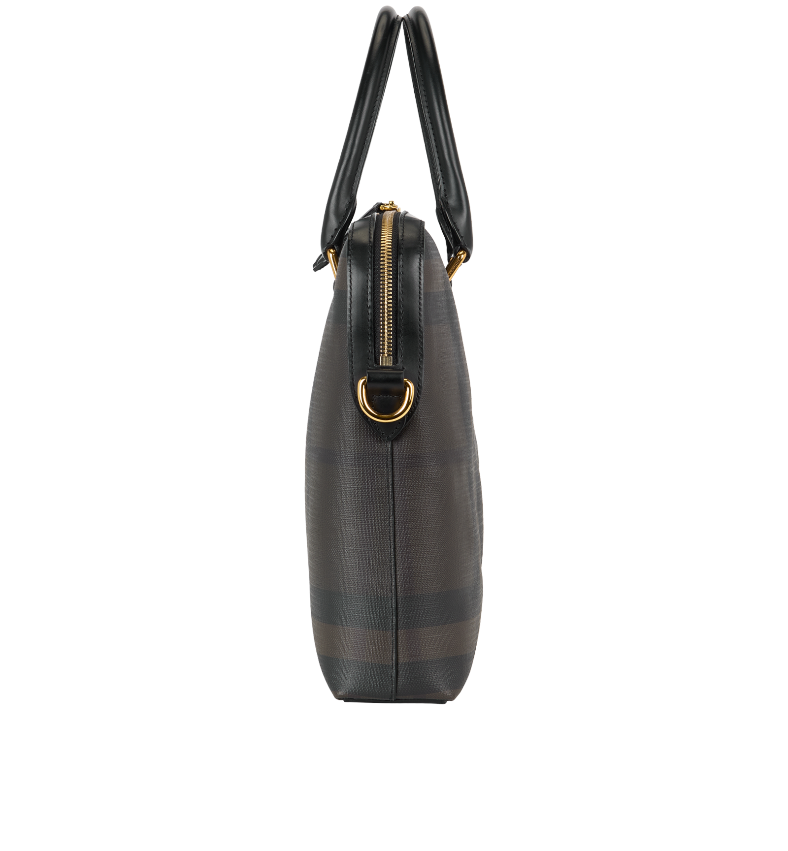 Ainsworth Briefcase, &pound;430, Handbags, Black/Brown/Green, Leather, Bottom view